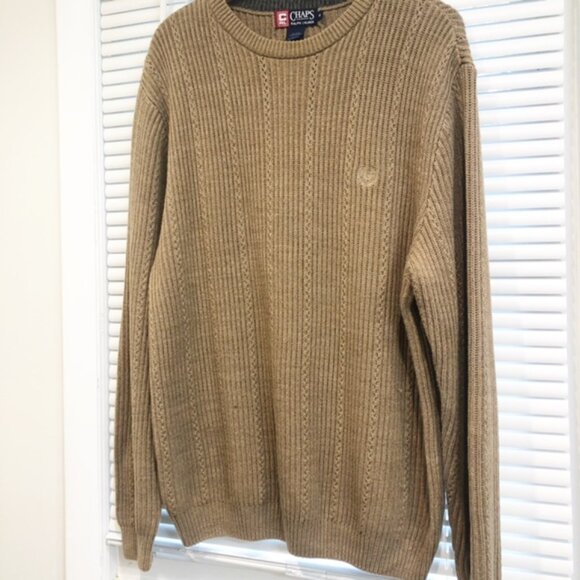 Chaps Ralph Lauren Crew Neck Cotton Sweater Size M. - Picture 1 of 16